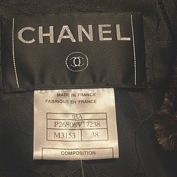 CHANEL 100% Rabbit Fur vintage Cropped Jacket - Picture 10 of 10